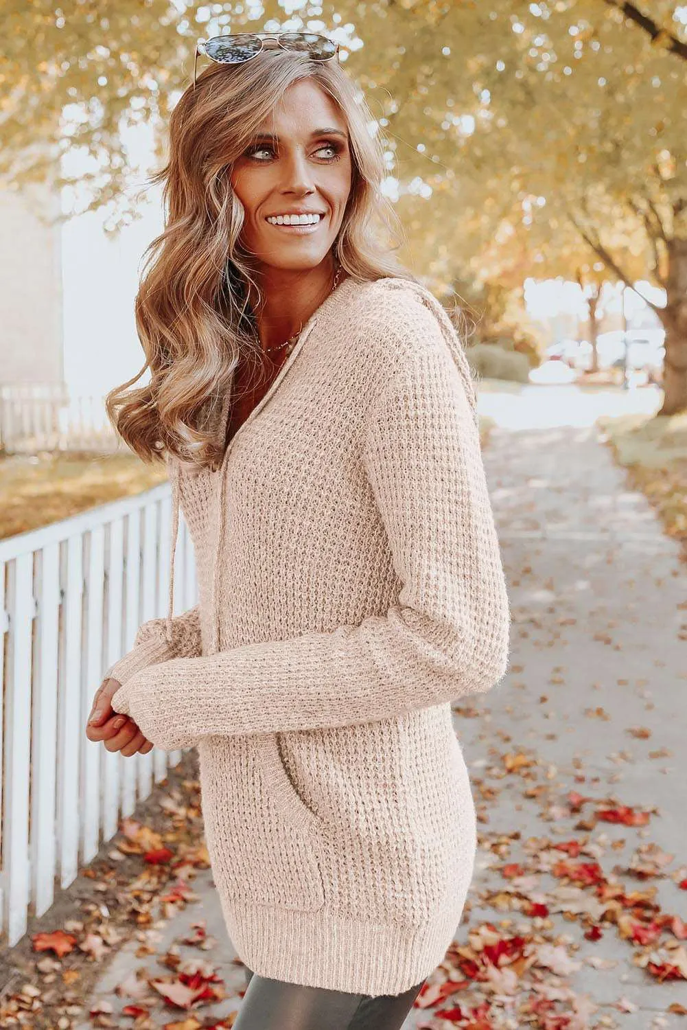 🔥 Buttons Pocket Cable Knit Hooded Sweater: For When You Want to Look Like You Have Your Life Together... But You're Just Faking It 🔥