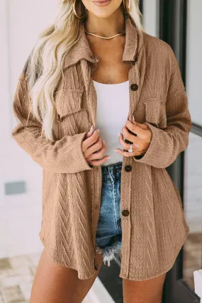 🔥 Casual Textured Button Front Oversized Knit Jacket: For When You Want to Look Like a Boss, but Feel Like You’re Still Figuring Out Your Life 🔥