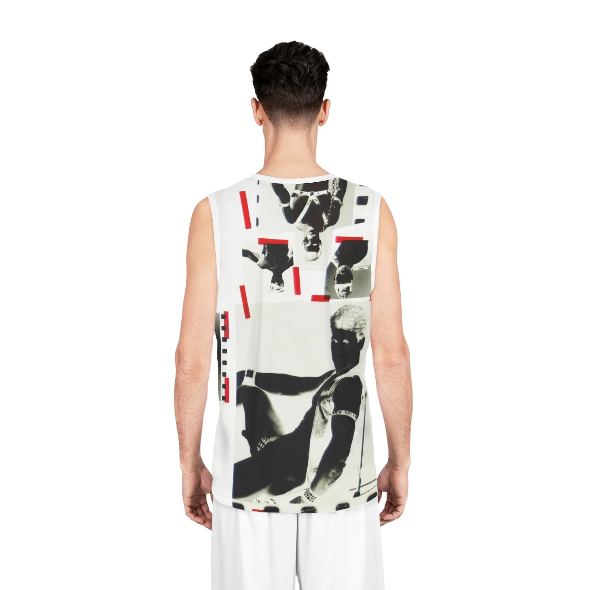 90S VINTAGE GAY PORN TRANSPARENCY Basketball Jersey