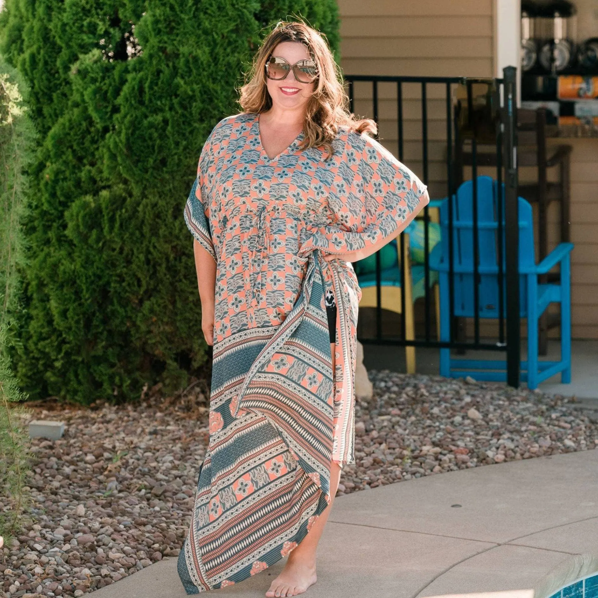 Aanya Adjustable Long Kaftan Dress