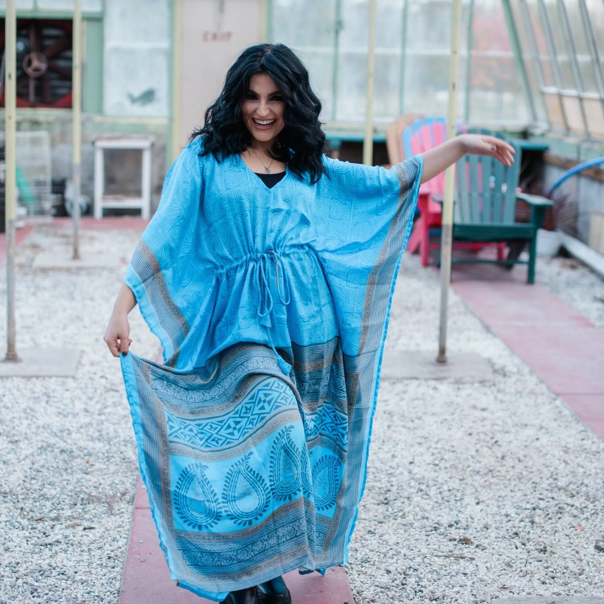 Aanya Adjustable Long Kaftan Dress