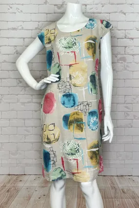 ABSTRACT PRINT DRESS