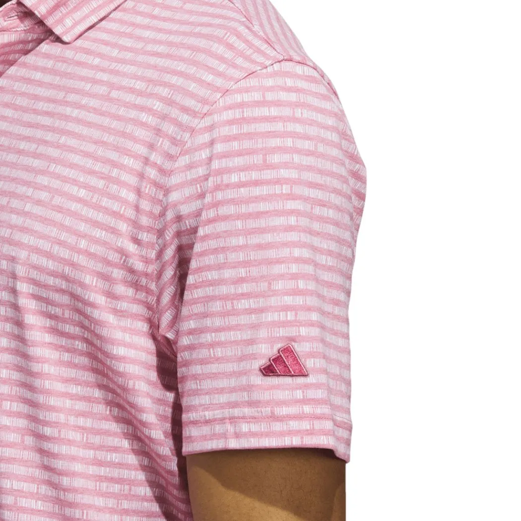 adidas GO-TO Striped Golf Men's Polo Shirt