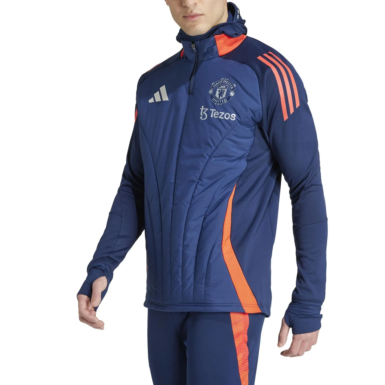 adidas Manchester United 2024 Quarter Zip Winter Jacket