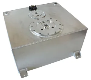 Aluminium 15 Gallon (57L) Fuel Cell Flat Bottom Triple 40mm Pump Hanger & Fuel S