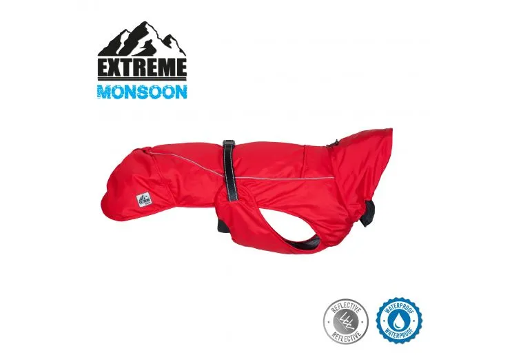 Ancol - Extreme Monsoon Dog Coat - Red - xx large - 70cm