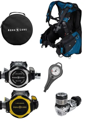 Aqua Lung Mens Axiom & Legend Elite Scuba Diving - Combo