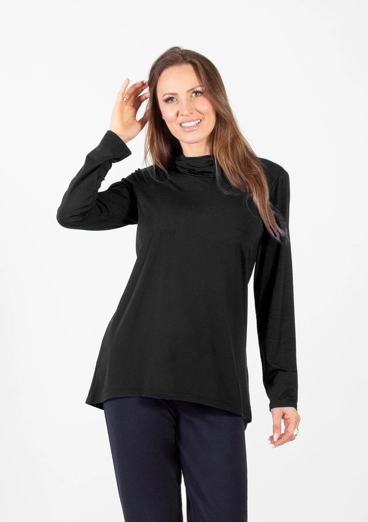 Bamboo Mockneck Tunic