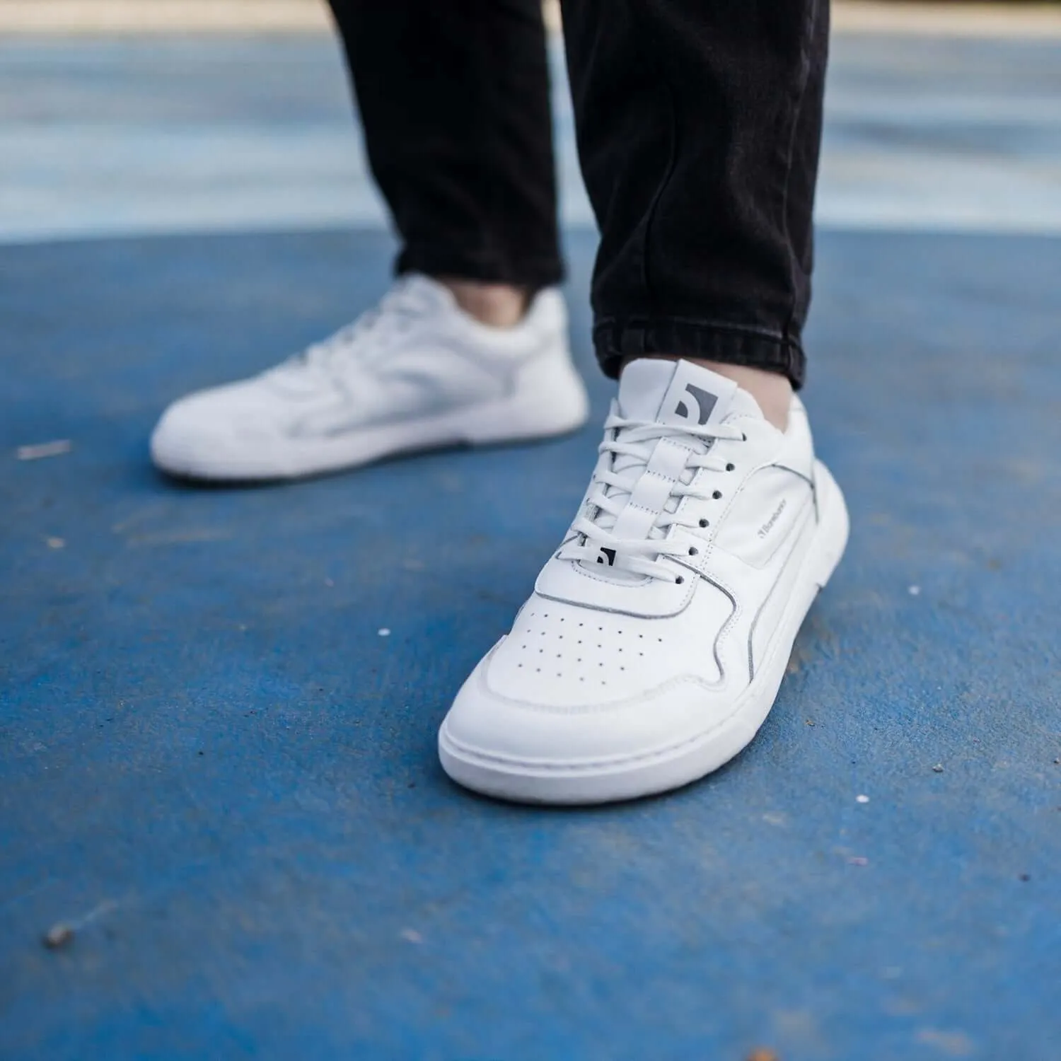 Barefoot Sneakers Barebarics Zing - All White - Leather