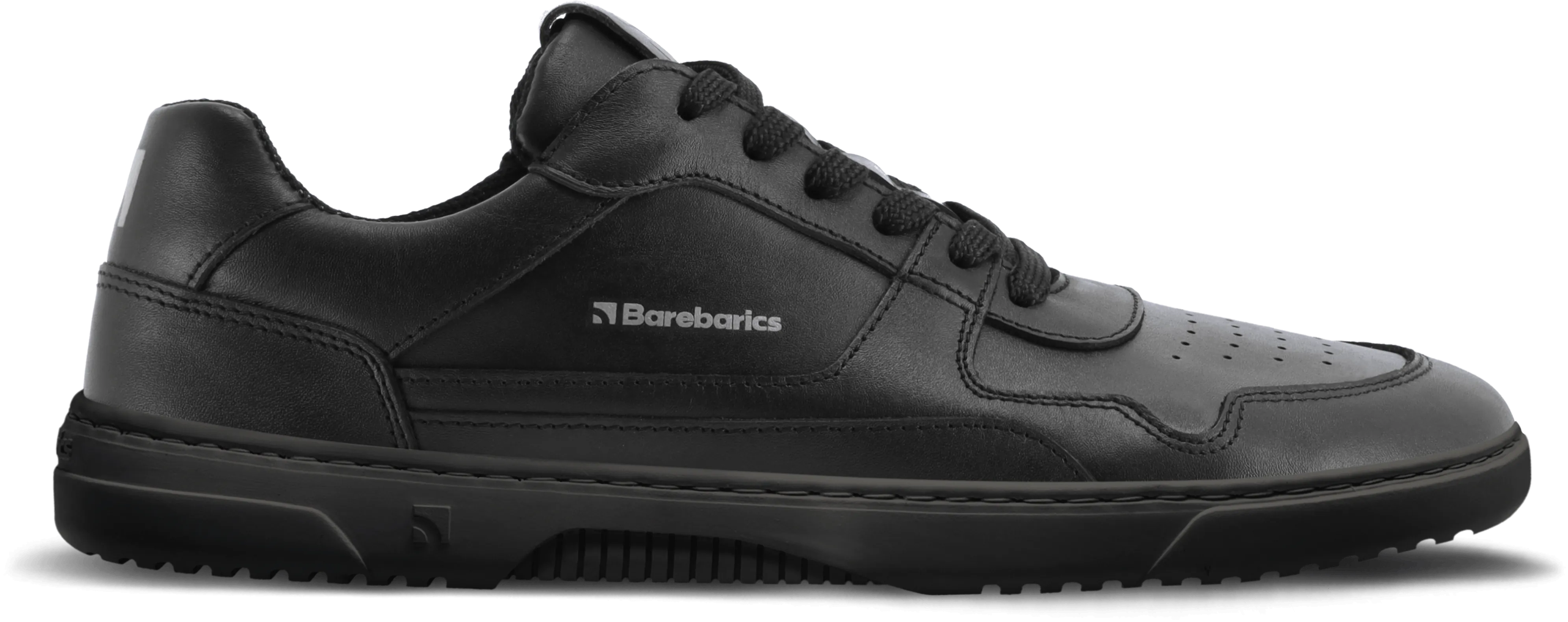 Barefoot Sneakers Barebarics Zing - Black - Leather