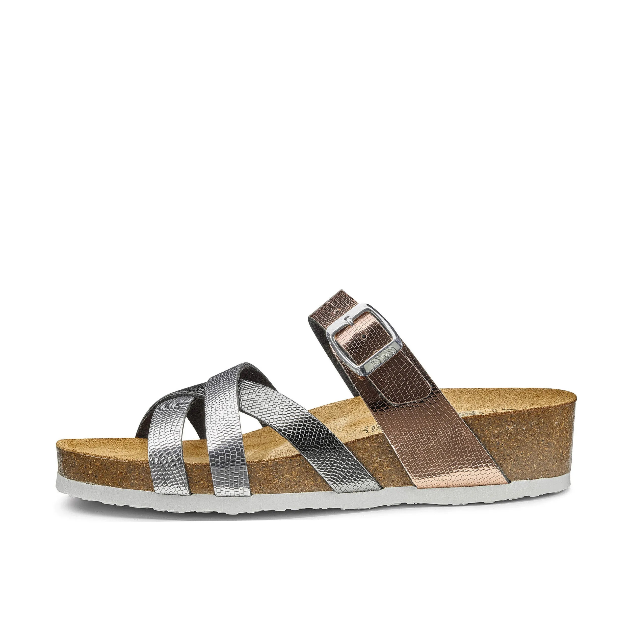 Beth Women's Cork Wedge Slide Sandal