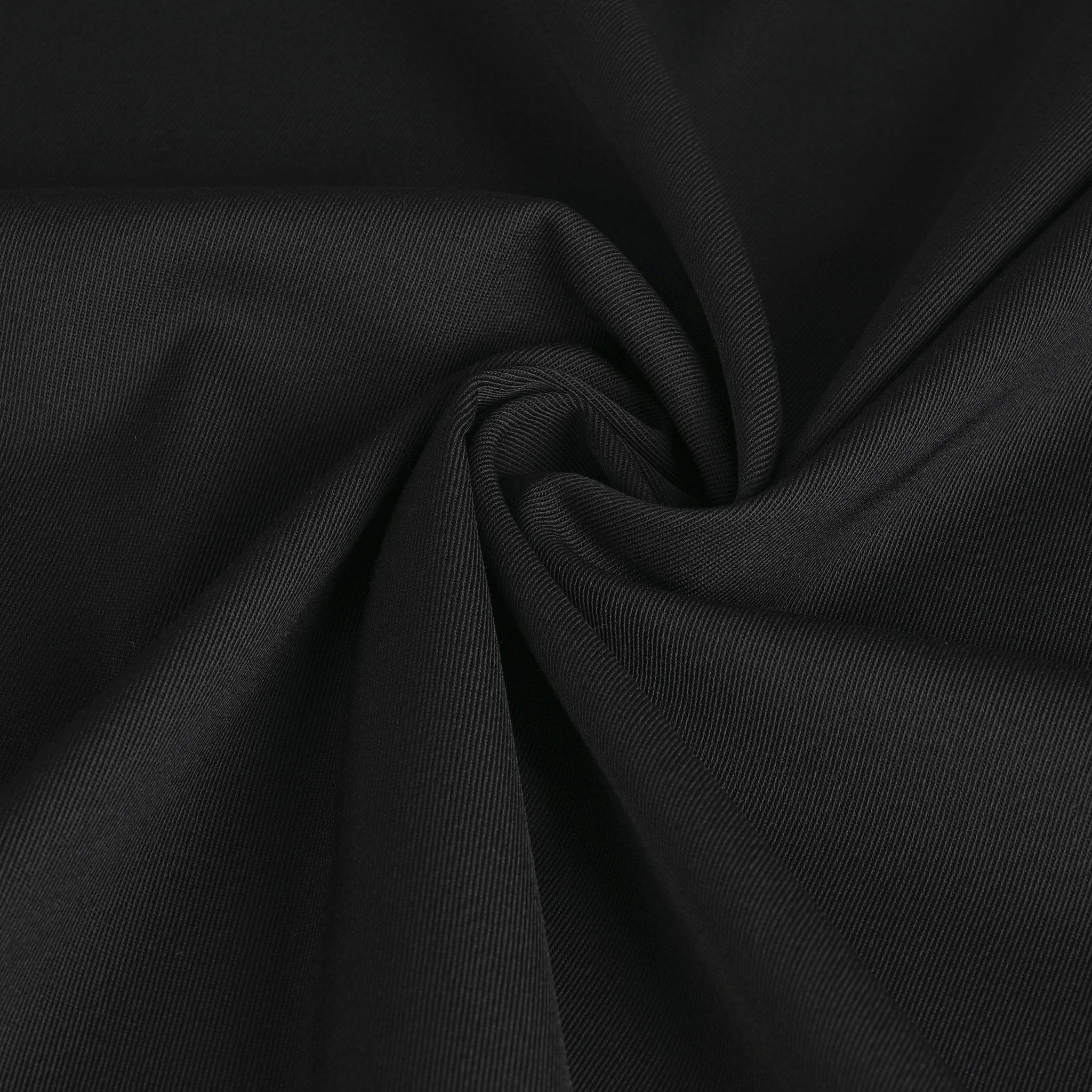 Black Twill Fabric 9033