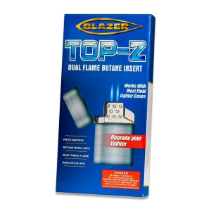 Blazer Top-Z Dual Flame Butane Lighter Insert