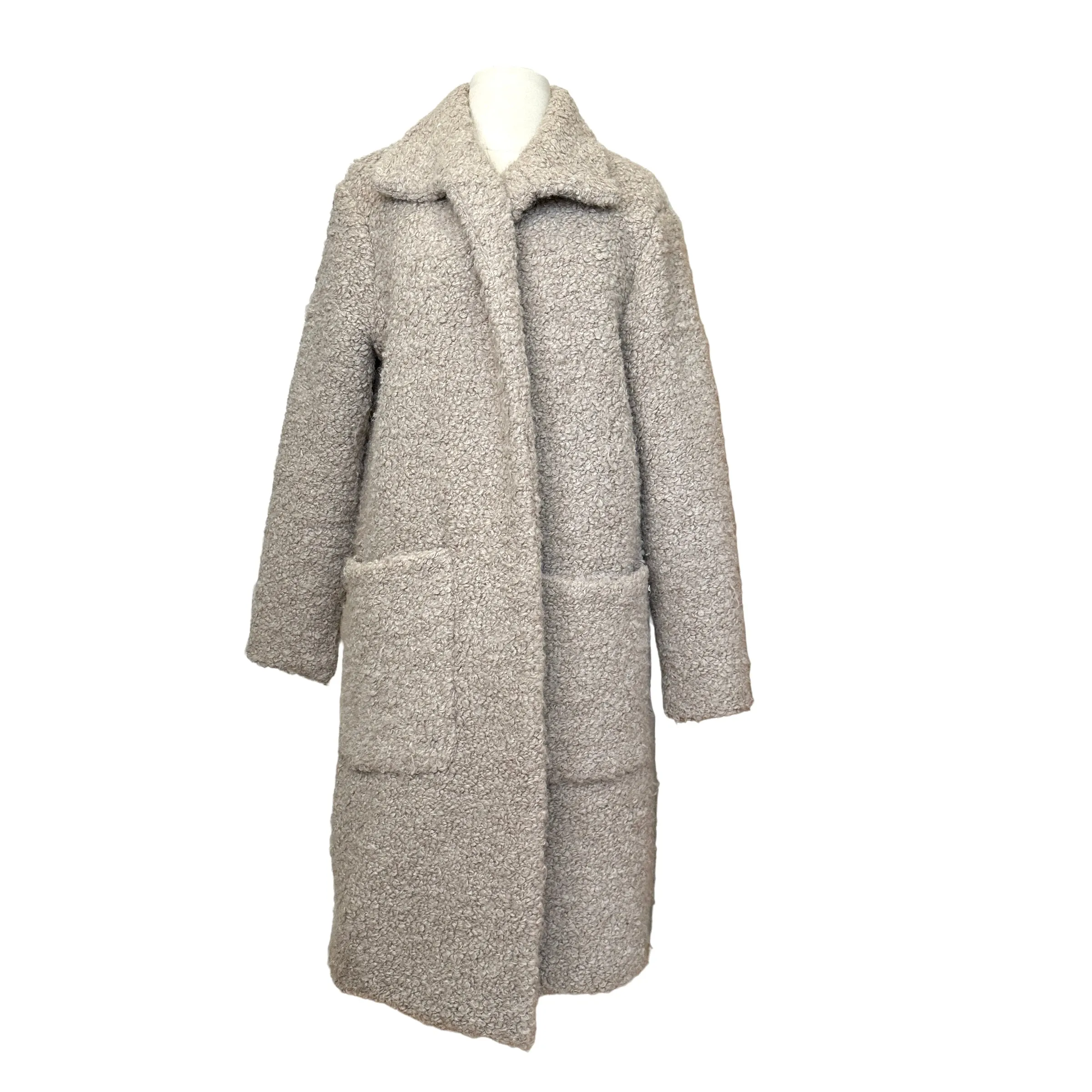 Blush Boucle Coat - M