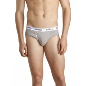 Bonds Guy Front Brief Underwear Grey MZVI Size L