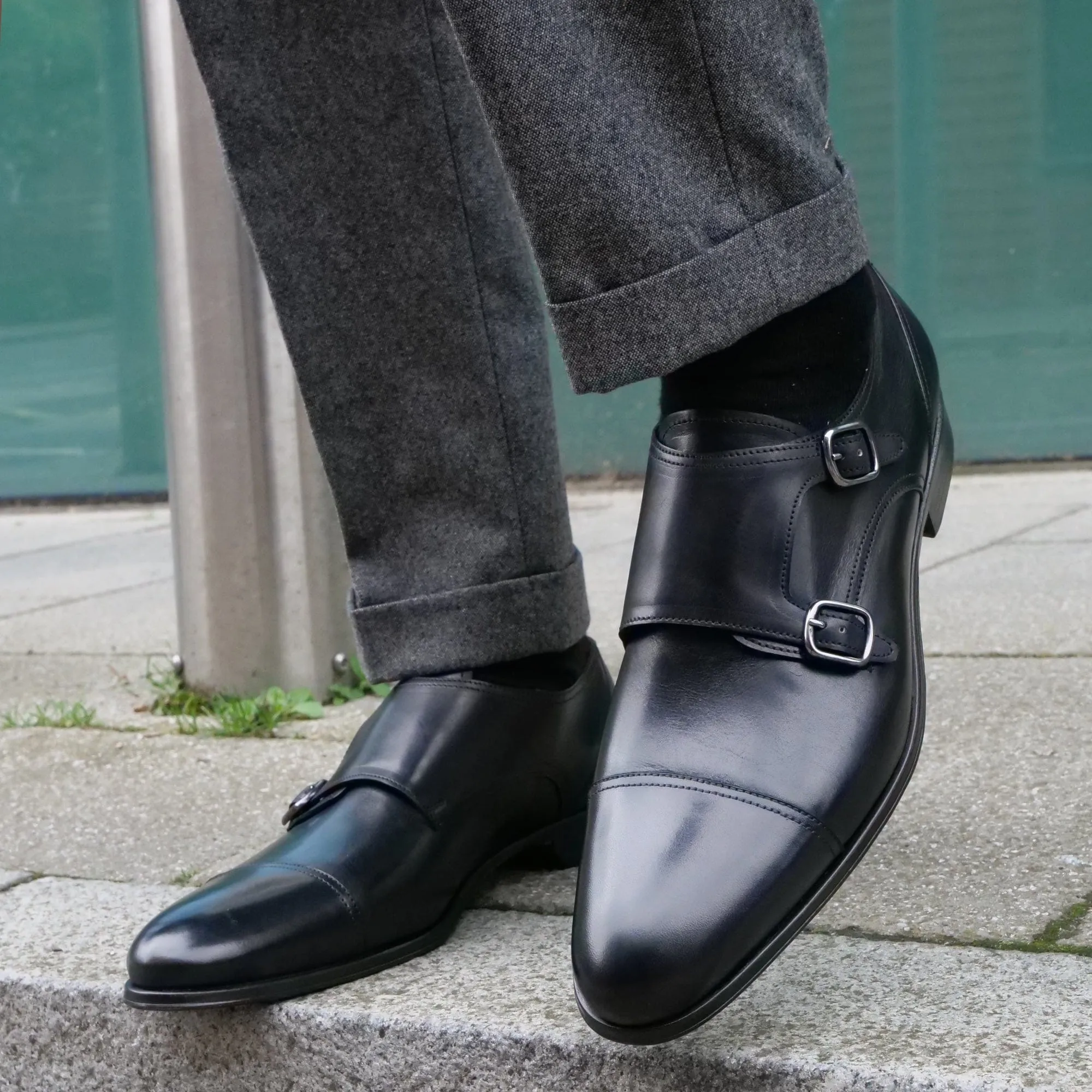 Bourne Monk Strap Black