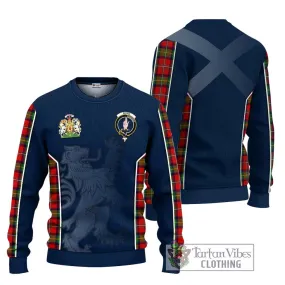 Boyd Tartan Ugly Sweater with Family Crest and Lion Rampant Vibes Sport Style