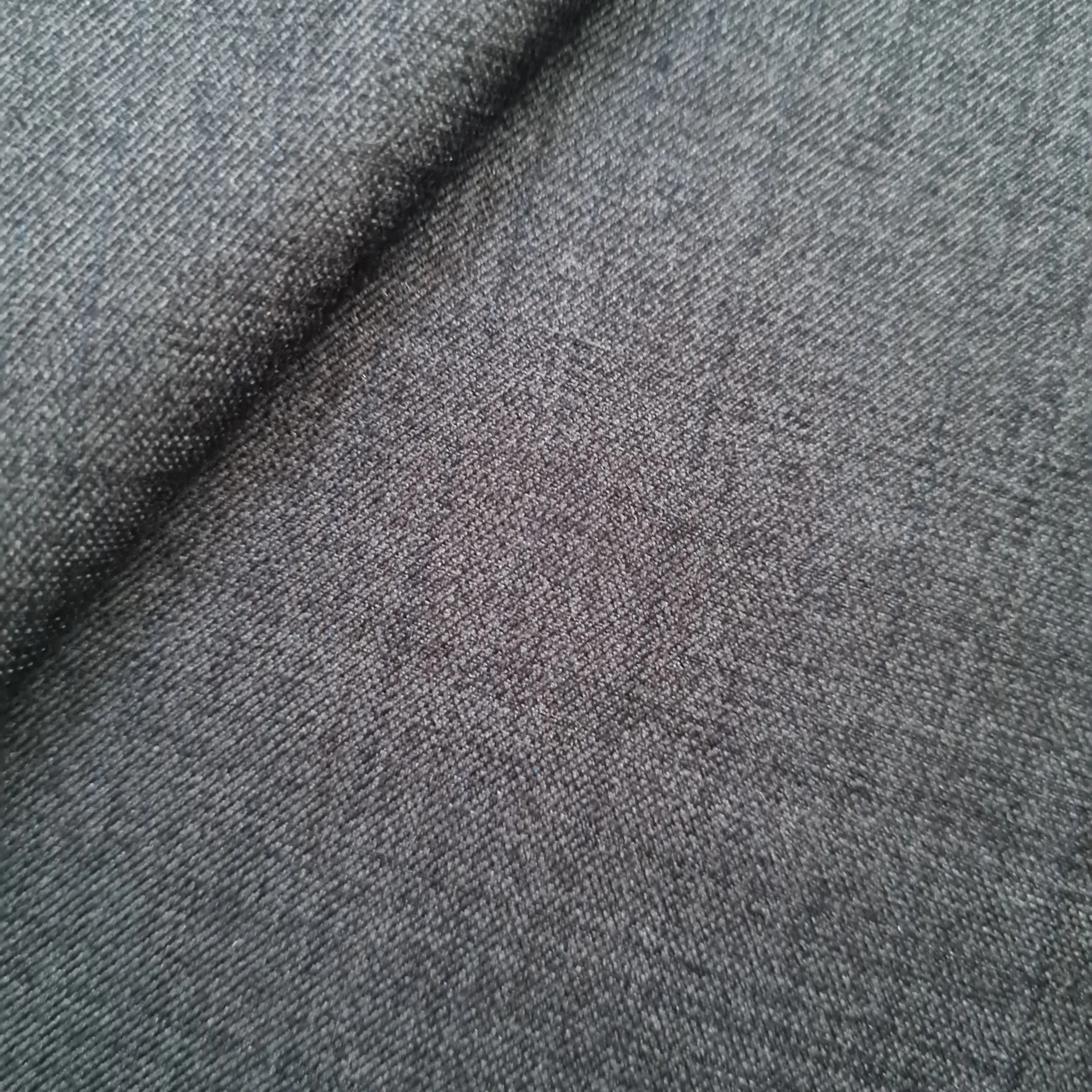 Charcoal Grey Solid Premium Zupi Suiting Fabric 17981