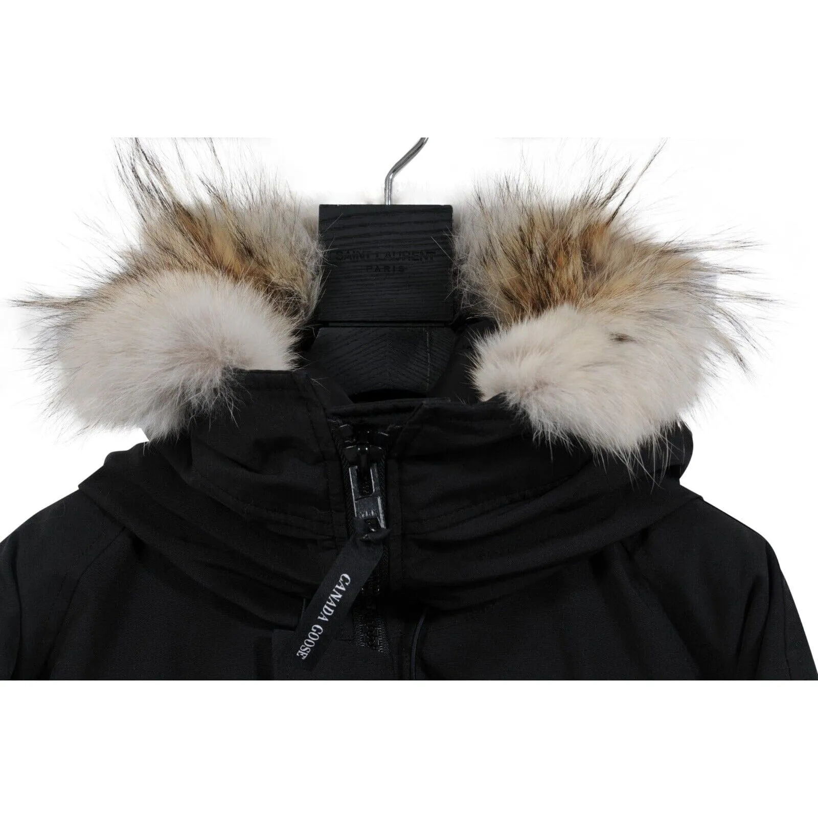 Chilliwack Bomber Jacket Black 7950m Down Fur Puffer Coat