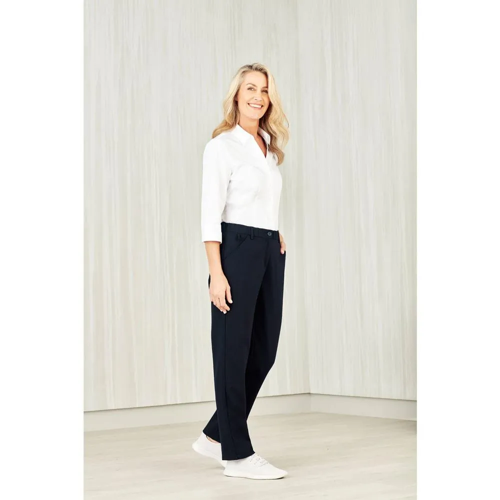 CL955LL Biz Care Womens Comfort Waist Straight Leg Pant