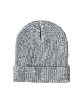 CS105 HAAKWEAR Traditional Silent Cuffed Beanie, Koala Gray