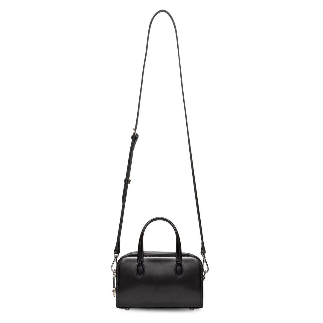 Cube Mini Crossbody Bag - Retro Black