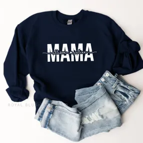 Custom Silhouette Mama Sweatshirt