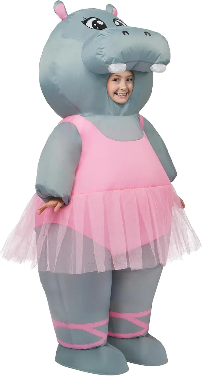 Dancing Hippo Kids Inflatable Costume