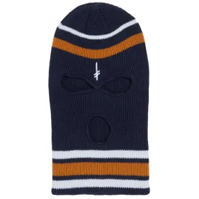 Deathwish Gang Logo Balaclava - Navy/Orange