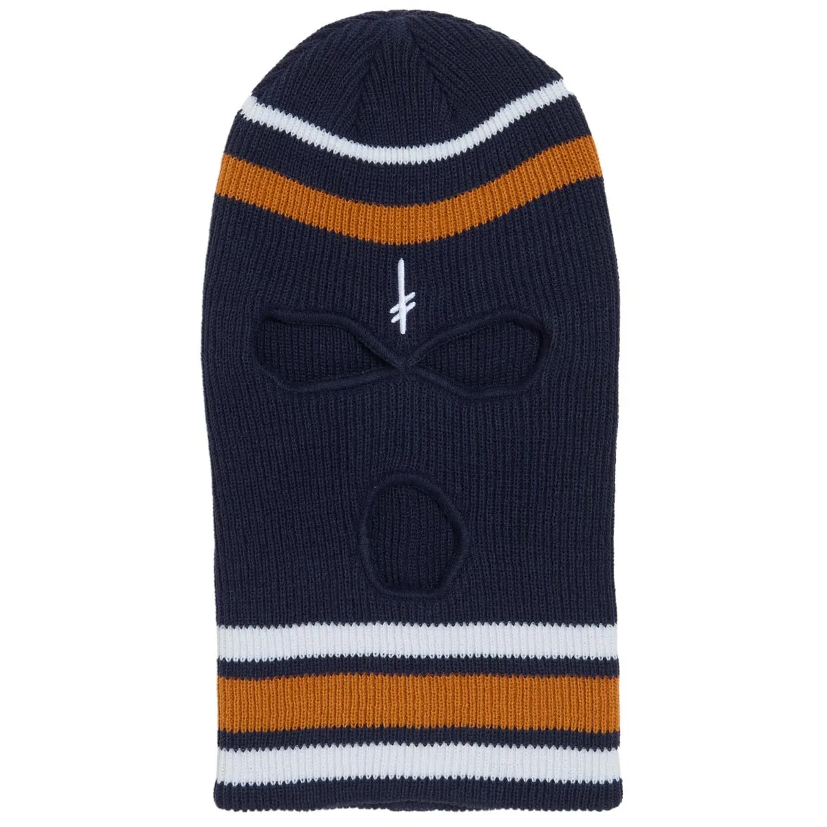 Deathwish Gang Logo Balaclava - Navy/Orange