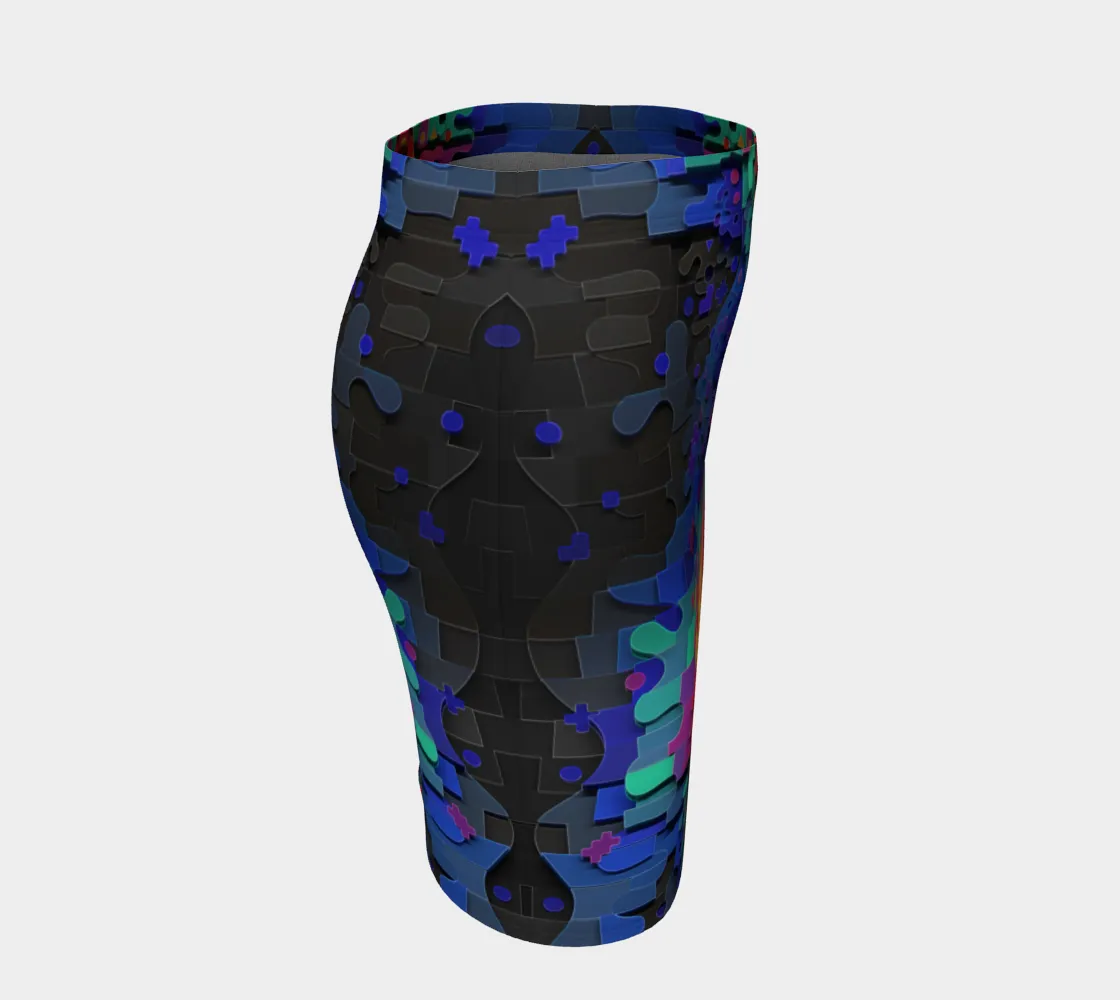 Deep Band Fitted Skirt | TAS Visuals