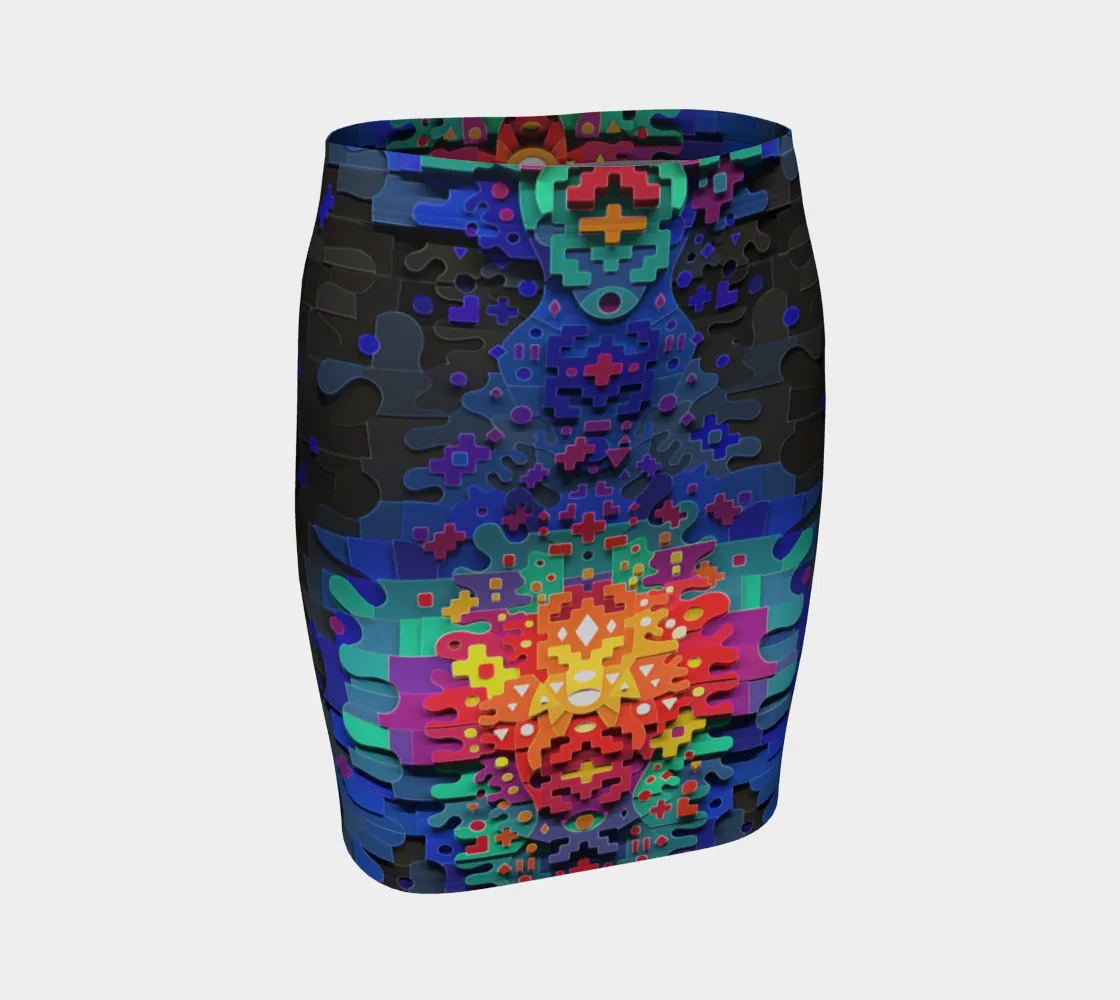 Deep Band Fitted Skirt | TAS Visuals