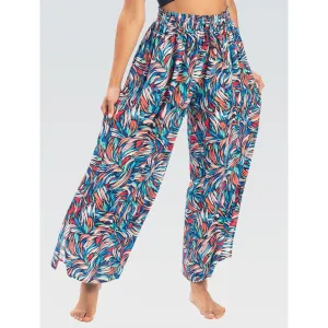 Dolfin Bliss Printed Palazzo Pant Cover Up