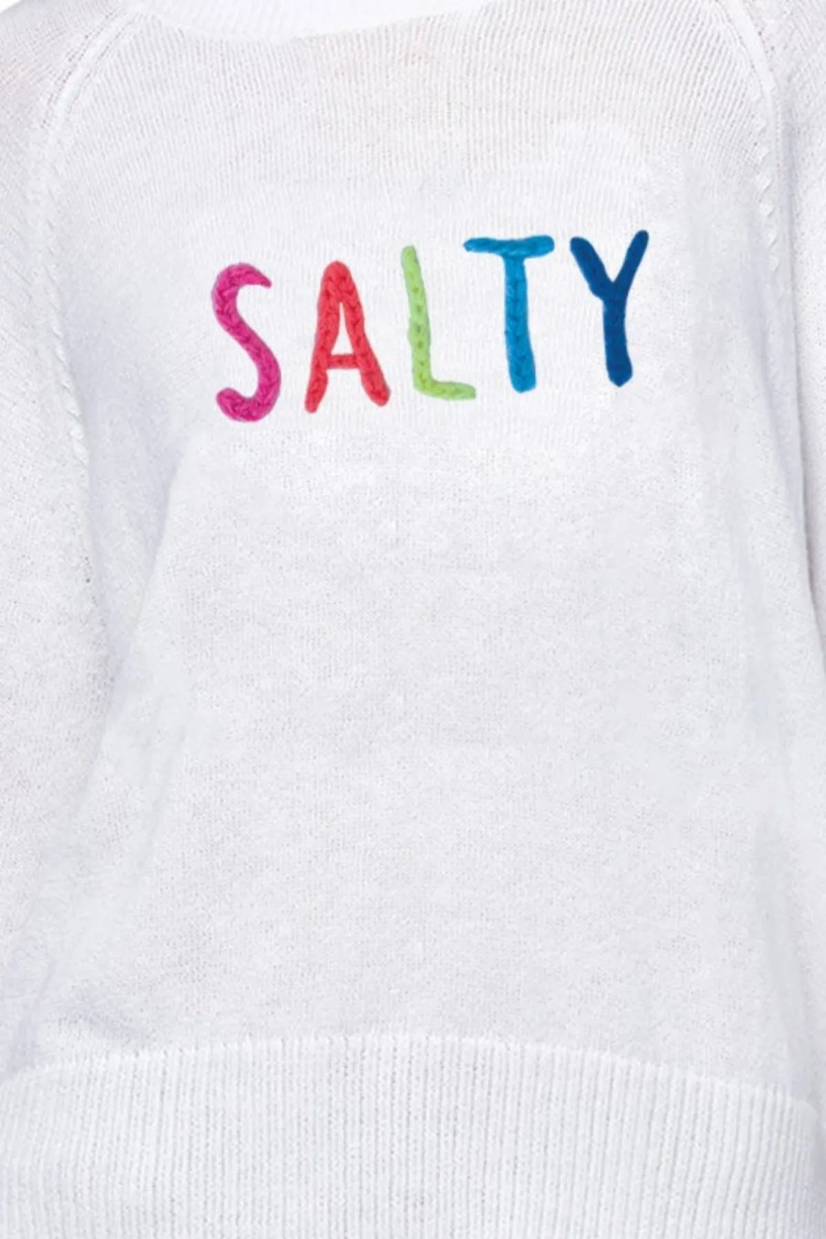 Eco Cotton Crew Sweater | SALTY Embroidery