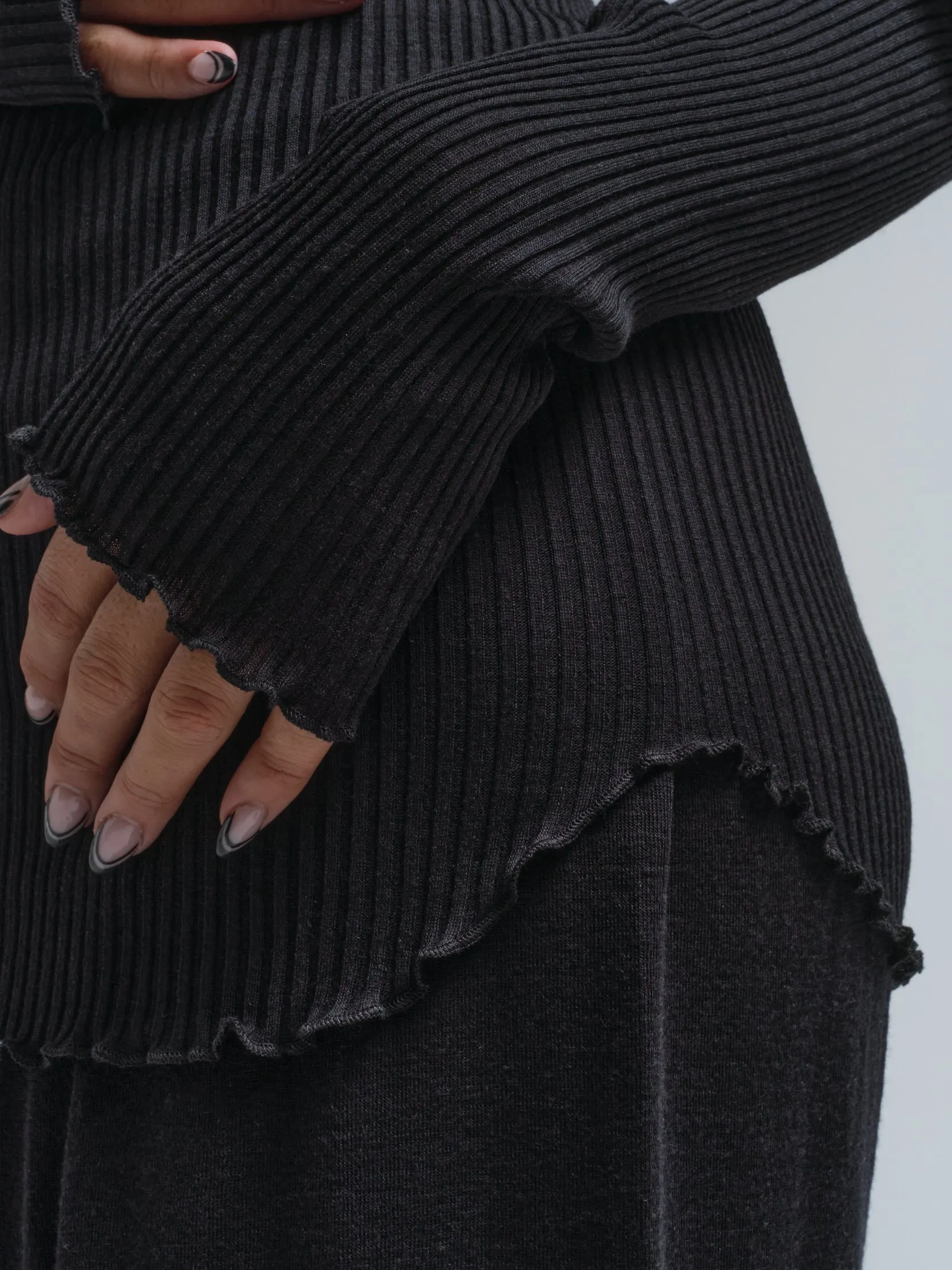 Elegante | Merino wool - Black