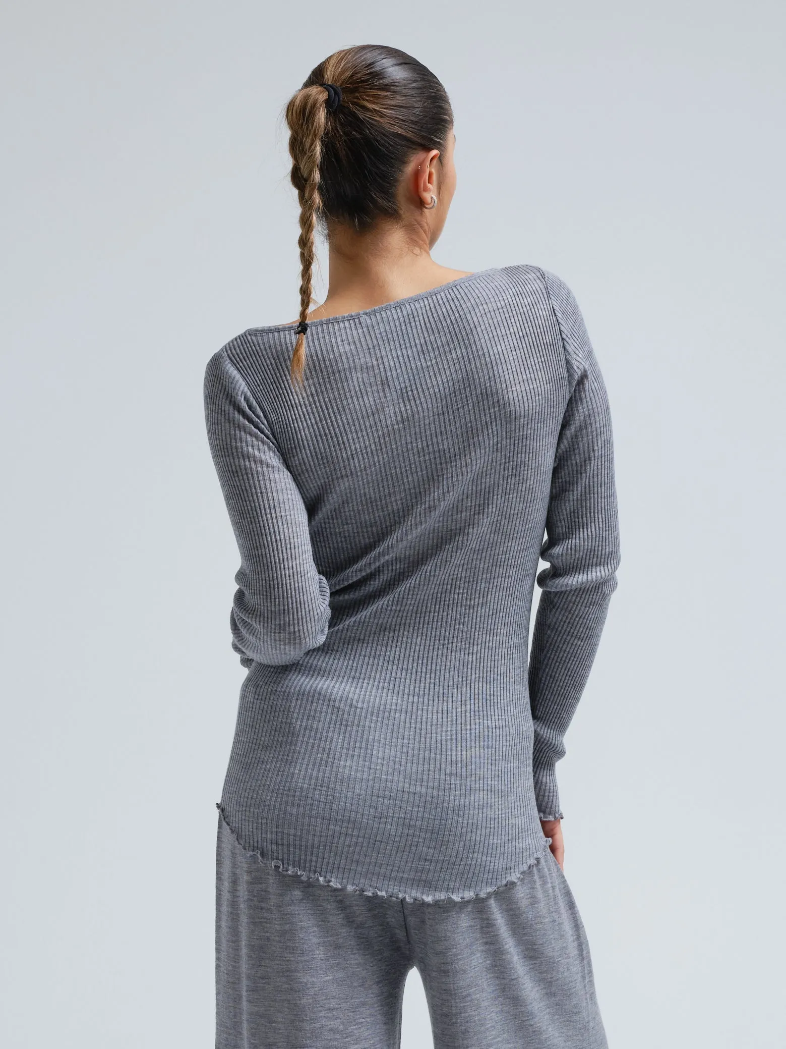 Elegante | Merino wool - Grey Melange