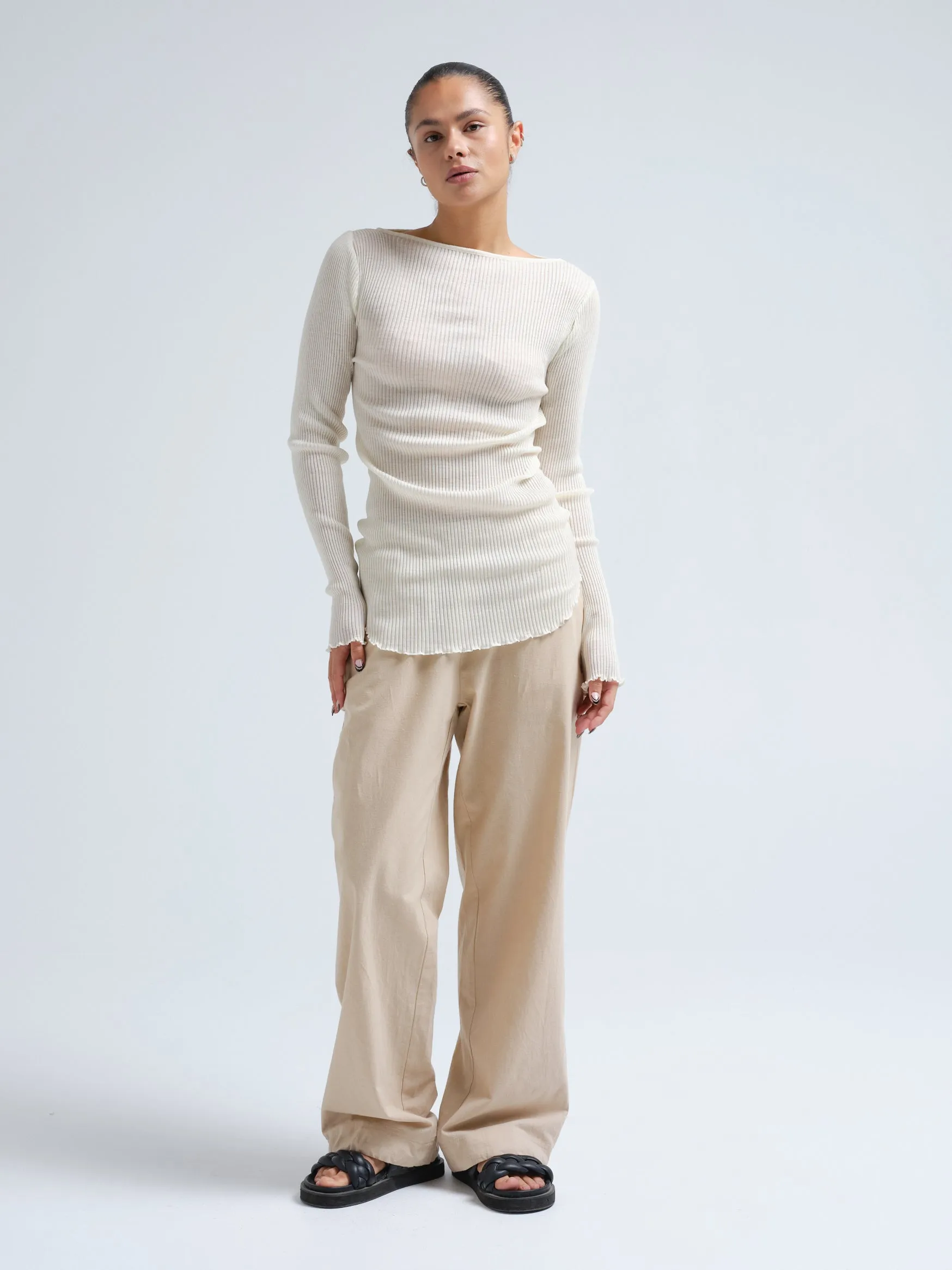 Elegante | Merino wool - Off-White