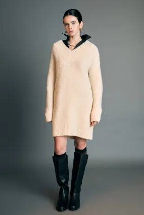 English Factory - V Neck Knit Dress