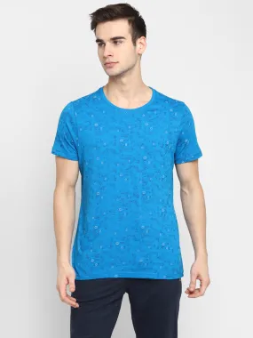 Everyday Crew Neck Blue Men T-Shirt