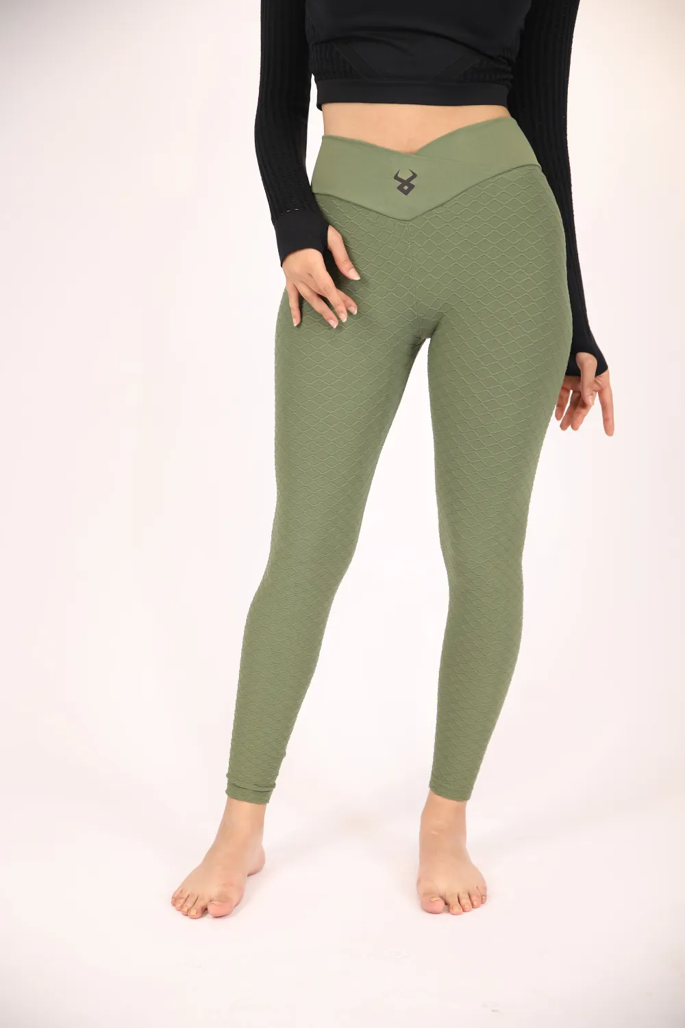 Fireox Yoga Pants, Green