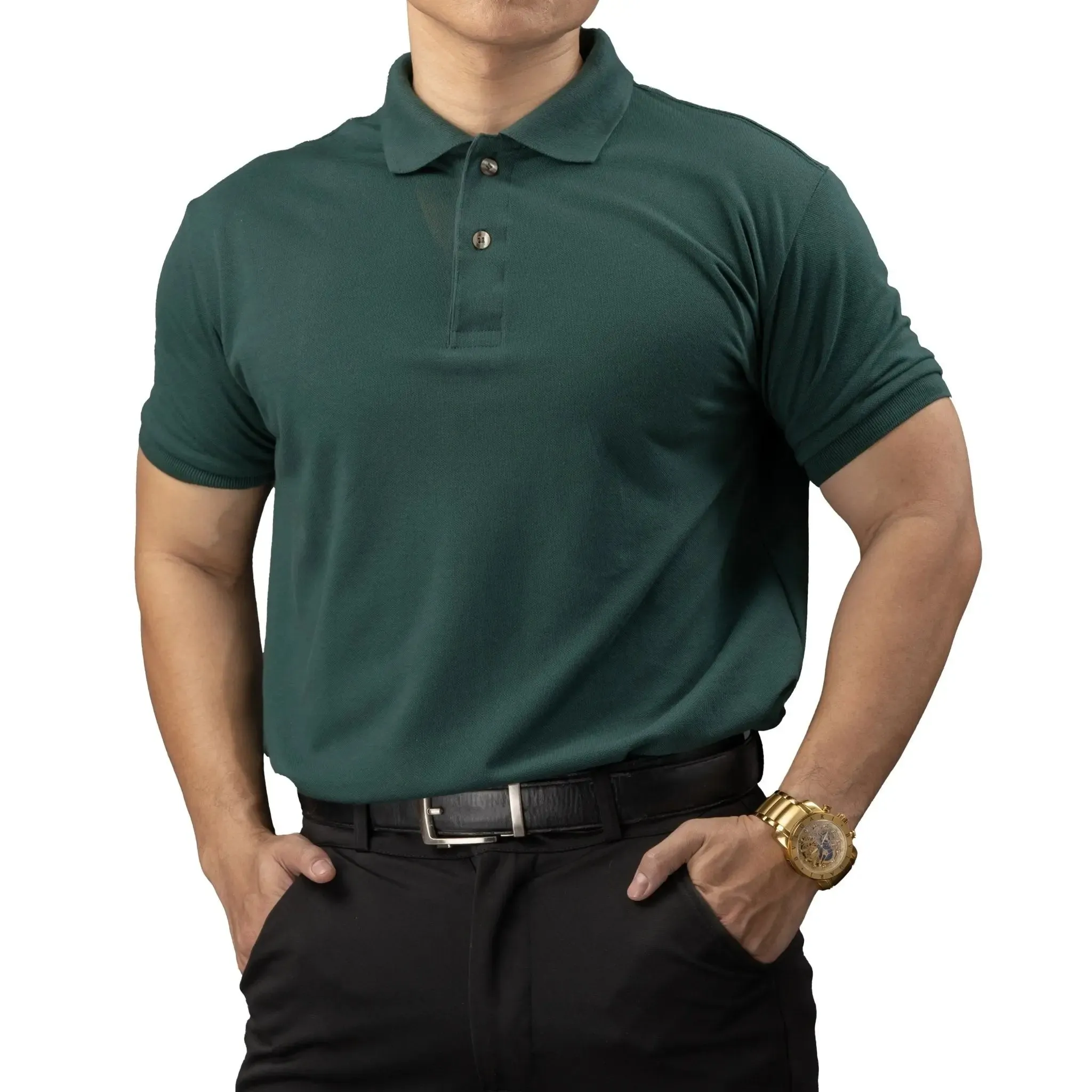 FLEXFIT Series Men's Polo - Green