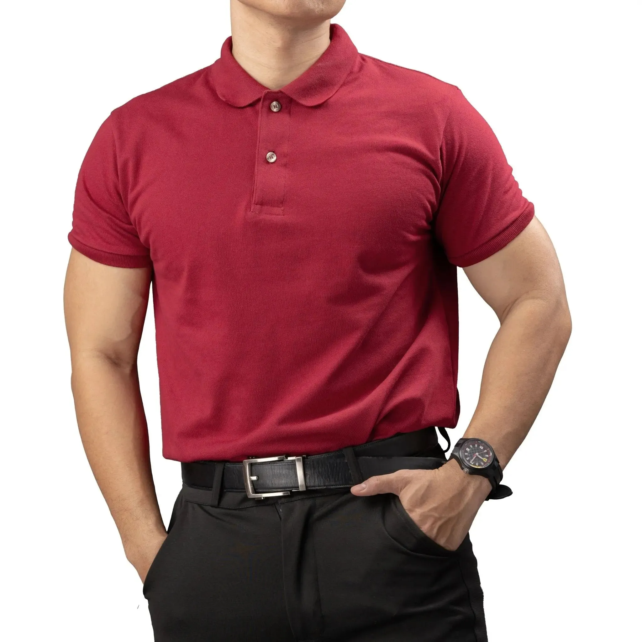 FLEXFIT Series Men's Polo - Red