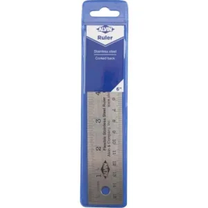 Flexible Stainless Steel Ruler 6in