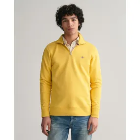 GANT Shield Half-Zip Sweatshirt Parchment Yellow 2008005