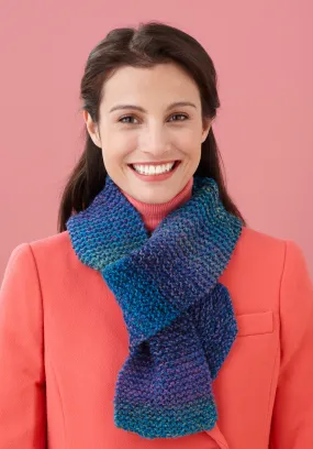 Garter Stitch One-Ball Scarf (Knit)