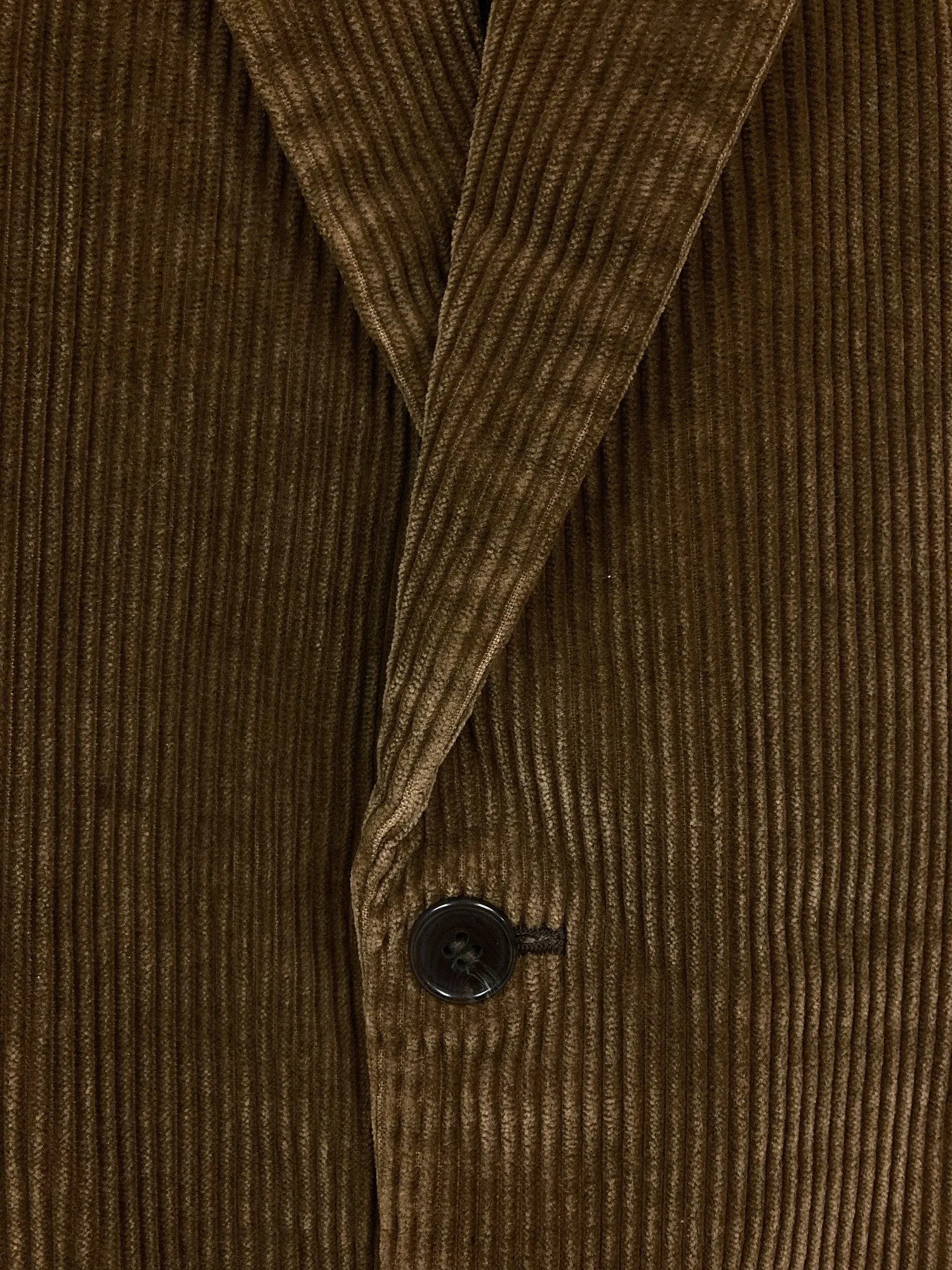 Georges Rech Homme 1970s - 80s brown cotton corduroy 2 button blazer - M