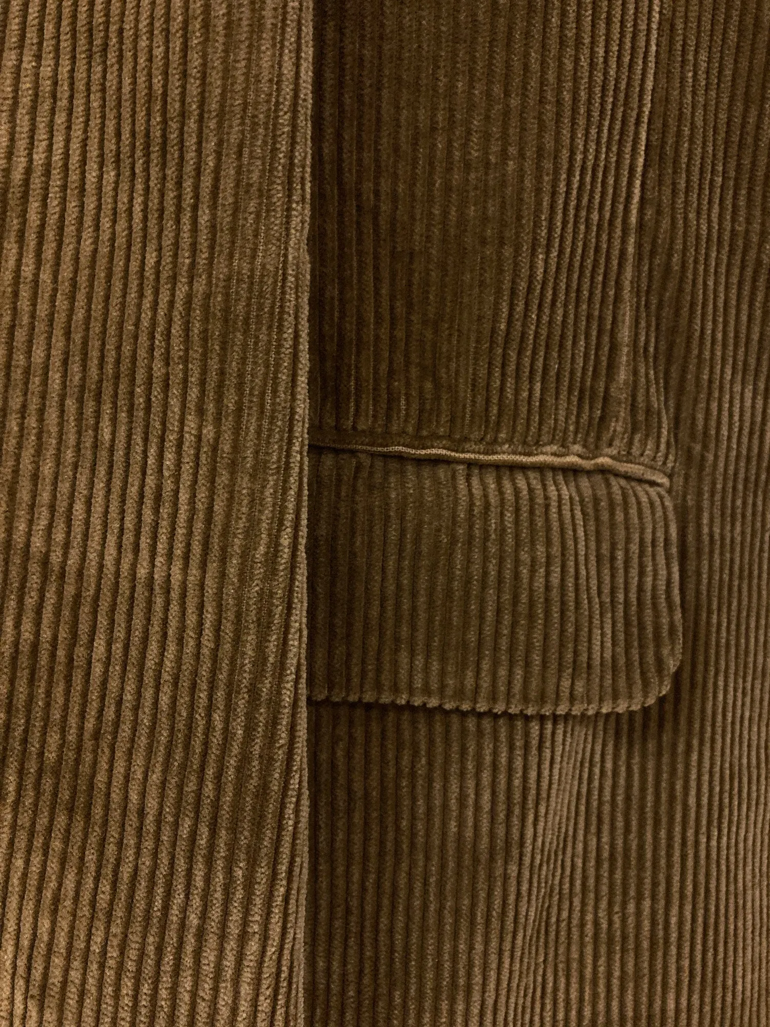 Georges Rech Homme 1970s - 80s brown cotton corduroy 2 button blazer - M