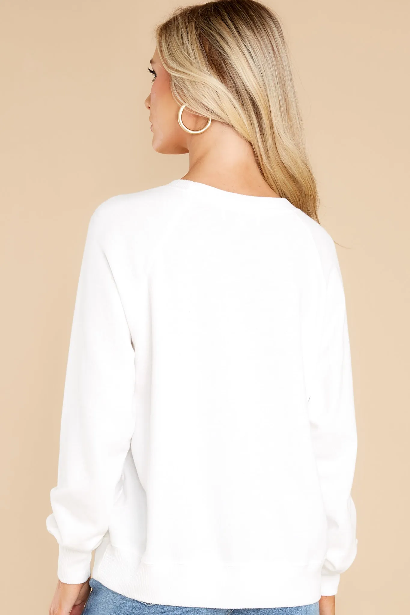 Getting Acquainted Sommers White Sweatshirt