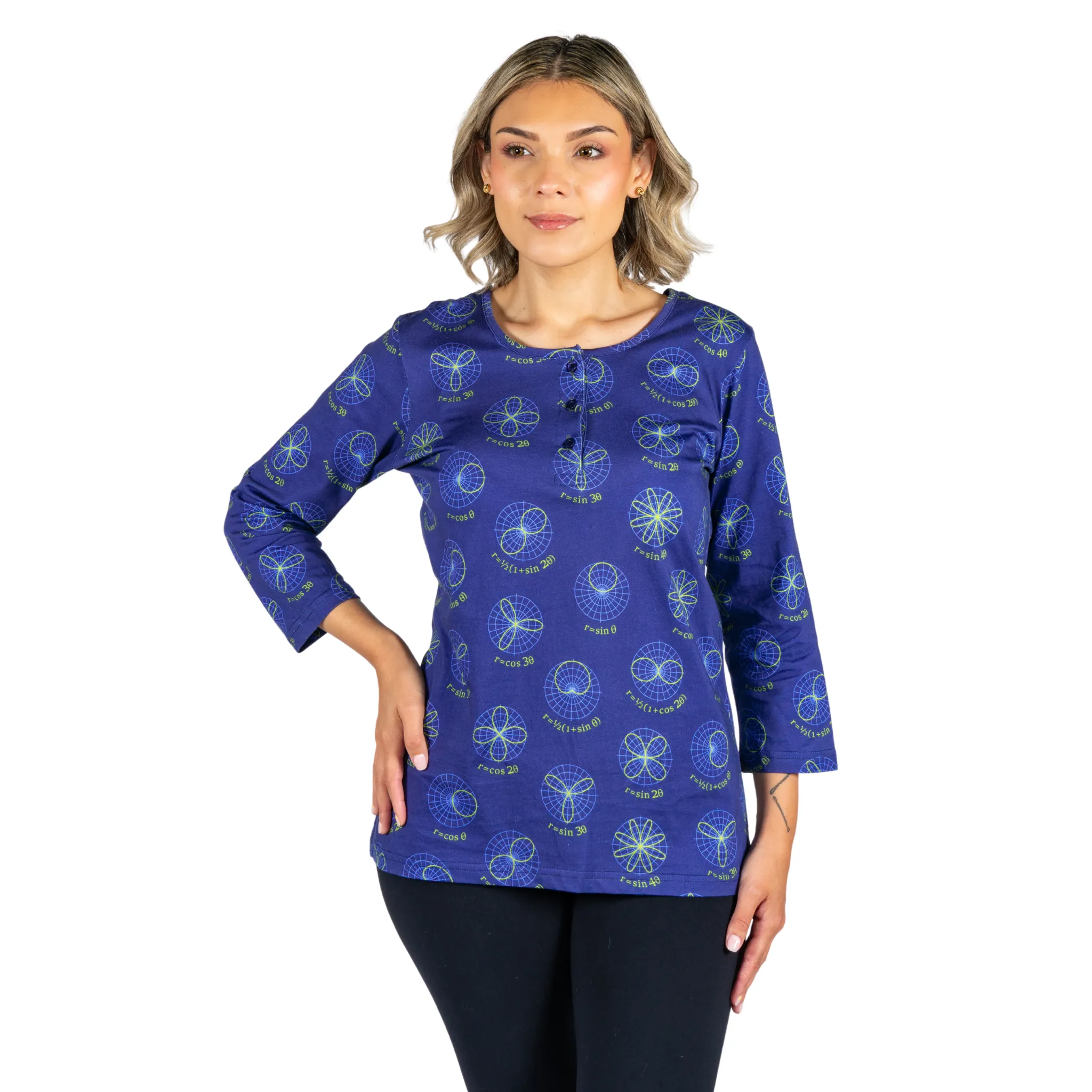 Graphs of Polar Equations Tunic Top [FINAL SALE]