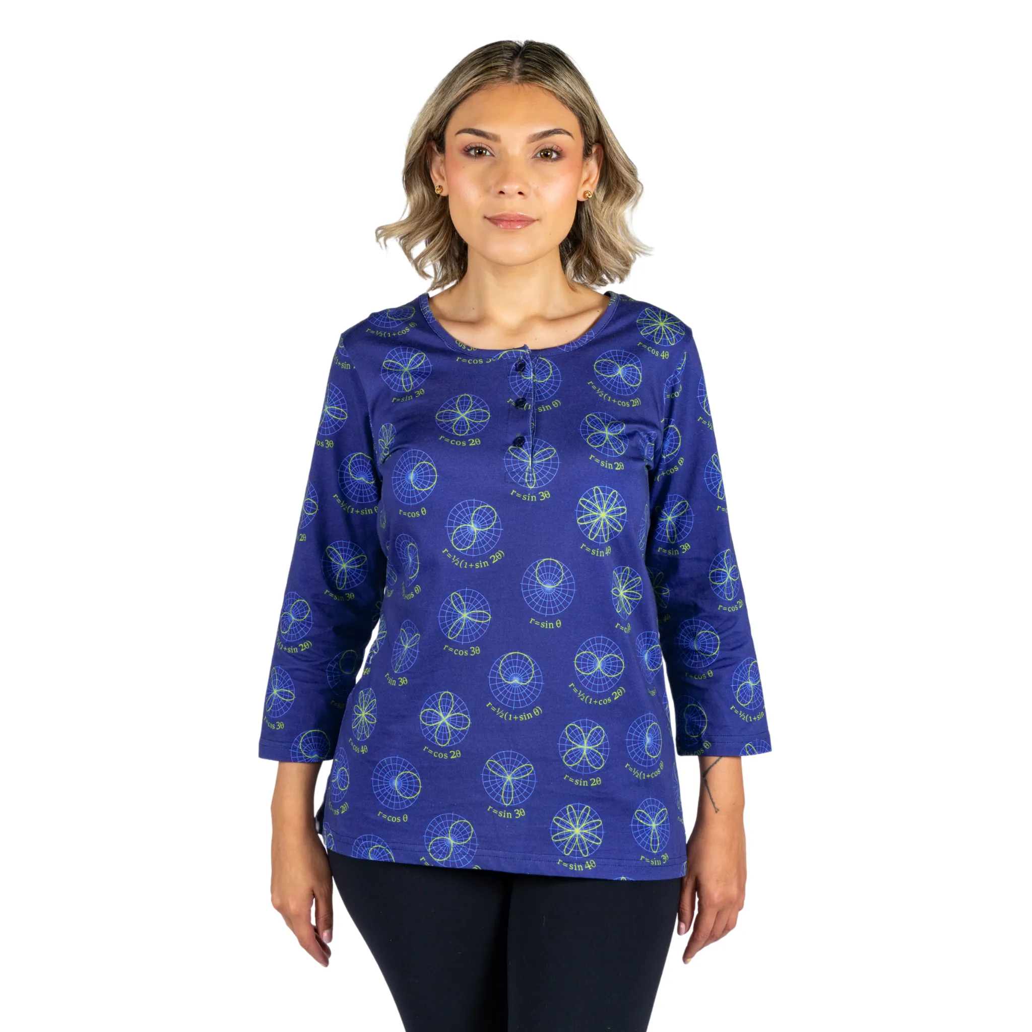 Graphs of Polar Equations Tunic Top [FINAL SALE]